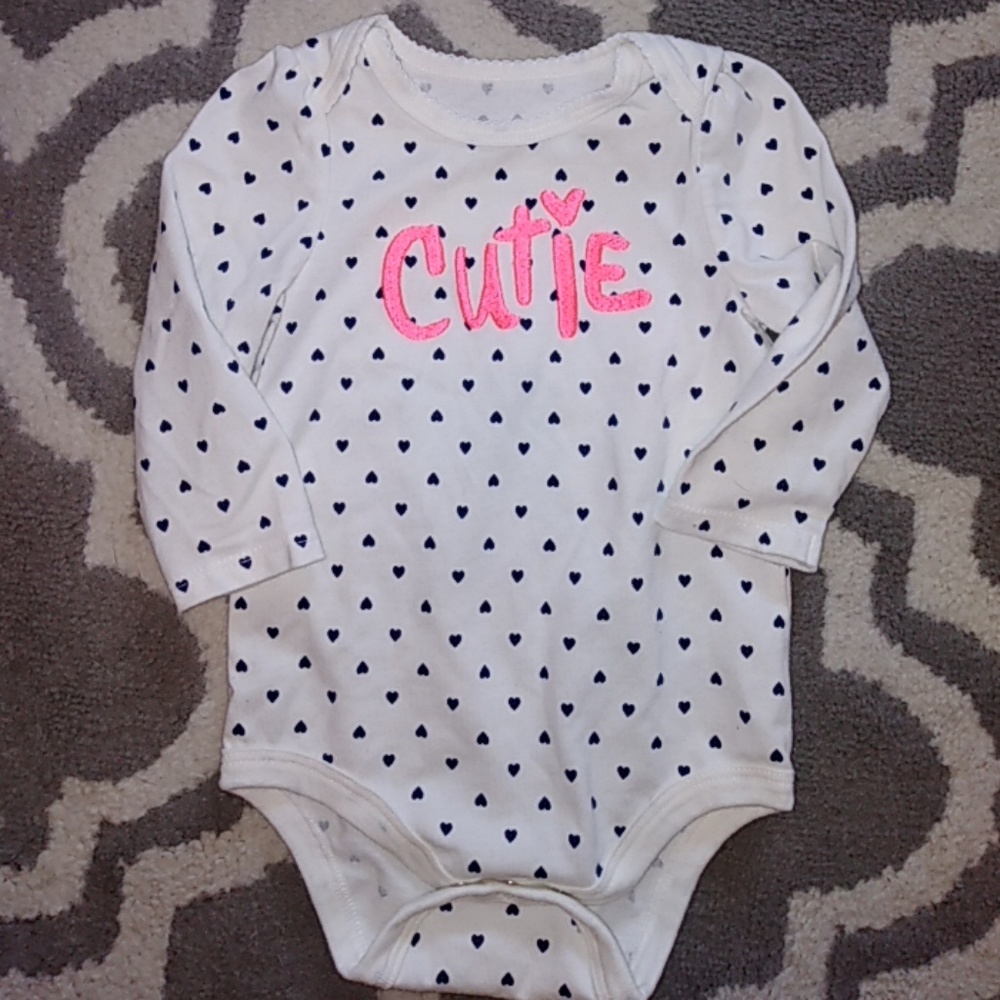 Cutie, onesie.
